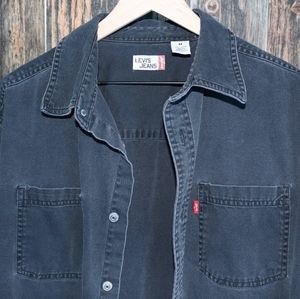 Levi's black denim Long sleeve button up shirt
